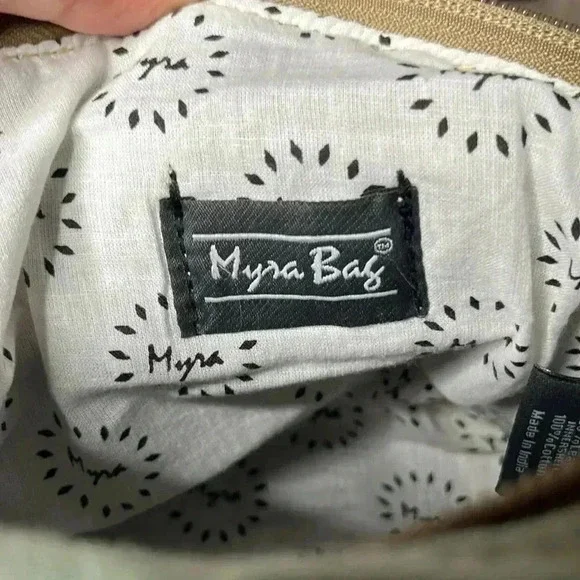 Myra Leaf Print Multicolor Small Cross Body Bag - Picture 11 of 13